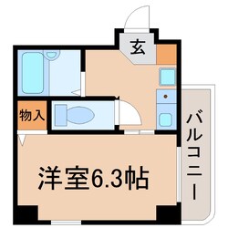 山路ハイツⅢの物件間取画像